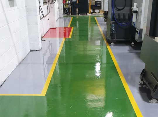 环氧地坪漆施工时的常见故障及解决方案